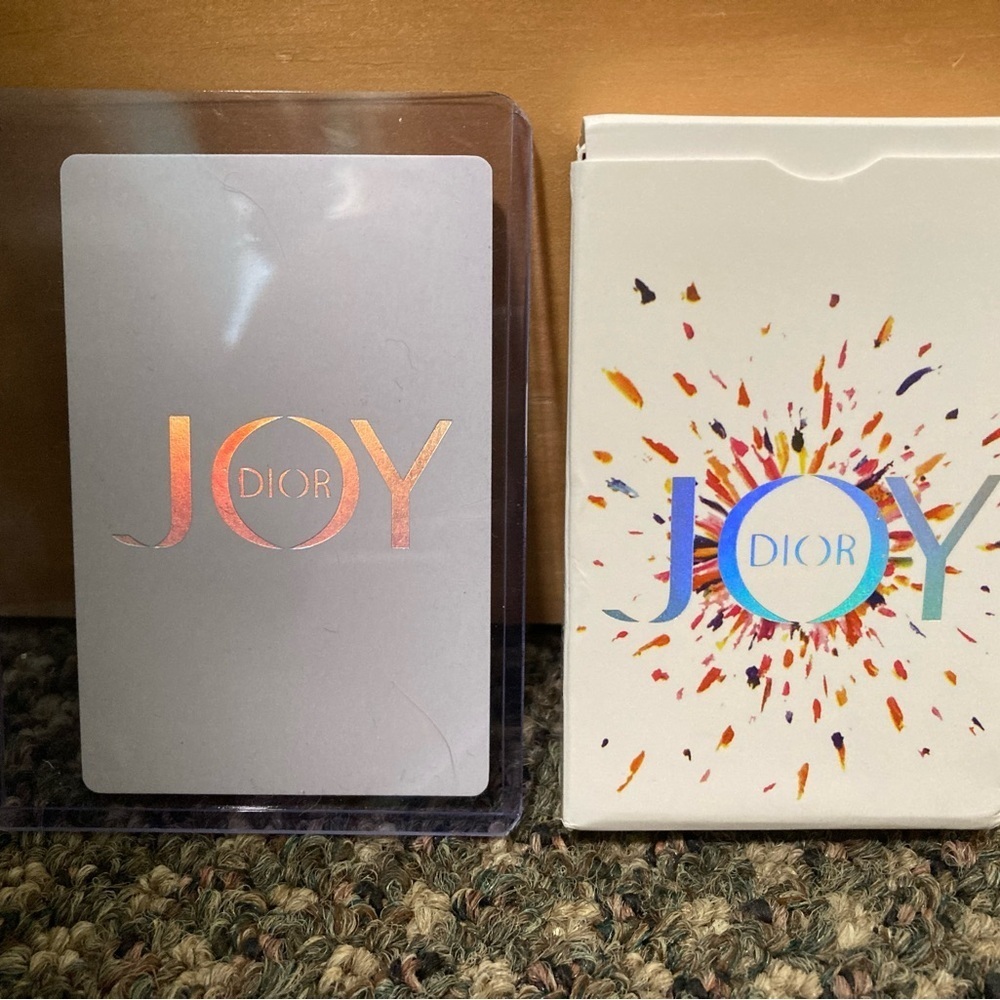 Dior Joy Holographic 10 of Diamonds Playing Card